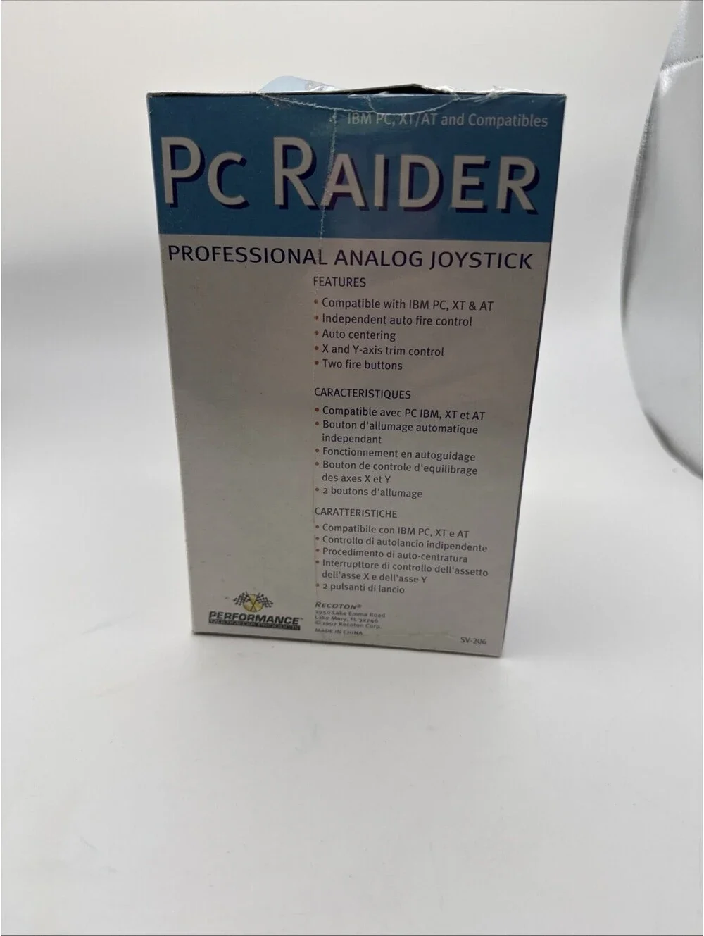 PC Raider Joystick Controller by Performance for DOS & Windows 95 Games NEW